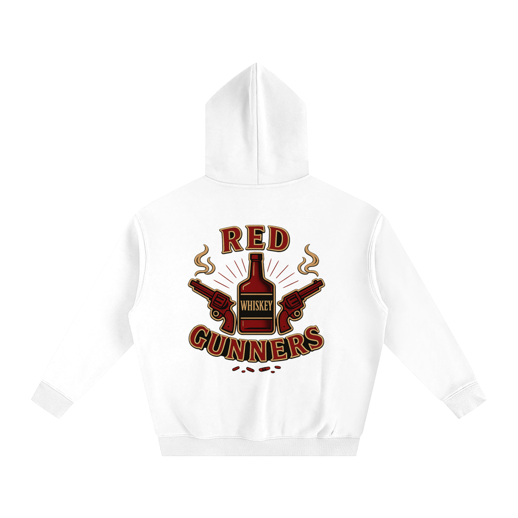 Red Whiskey Gunners Hoodie