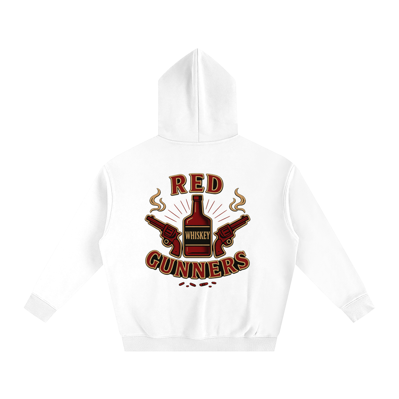 Red Whiskey Gunners Hoodie