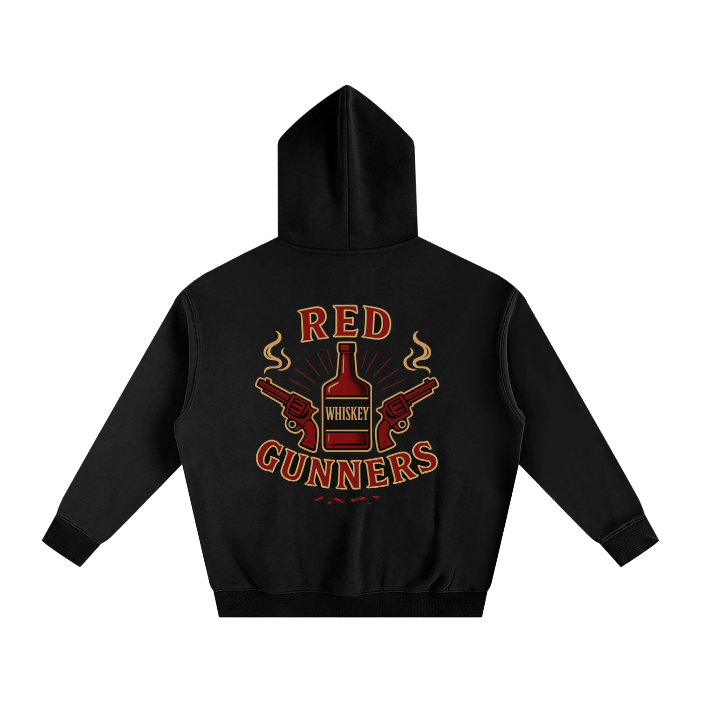 Red Whiskey Gunners Hoodie