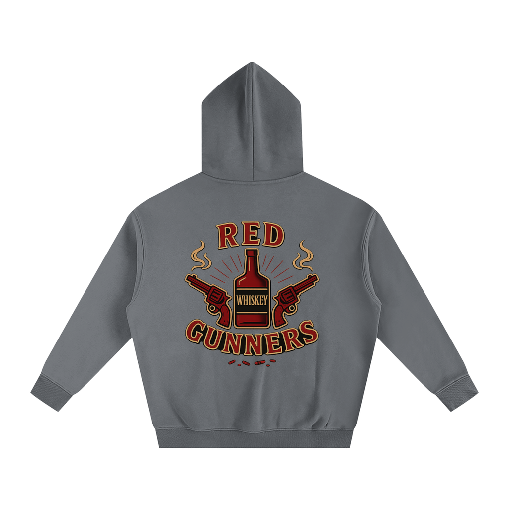 Red Whiskey Gunners Hoodie
