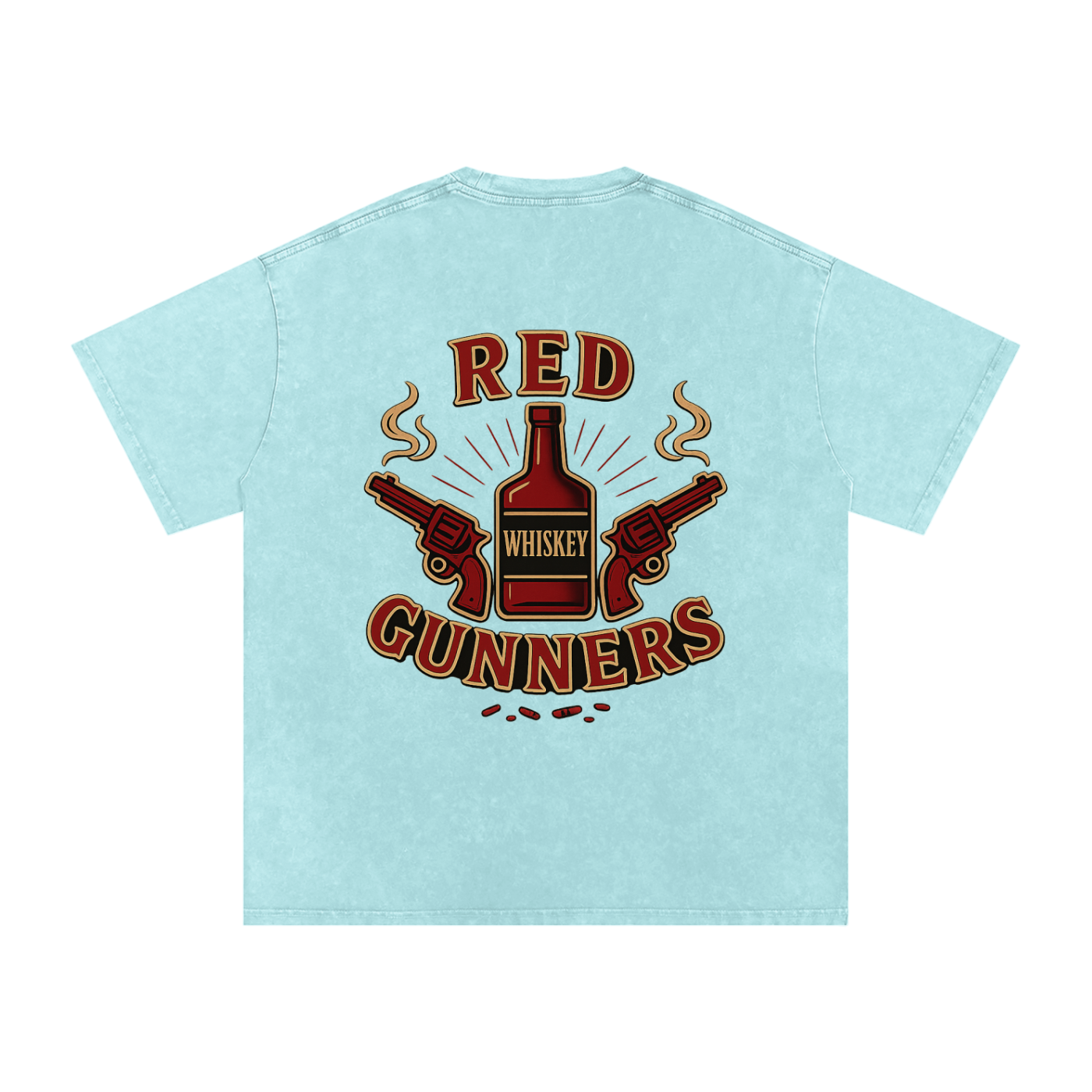 Red Whiskey Gunners T-Shirt