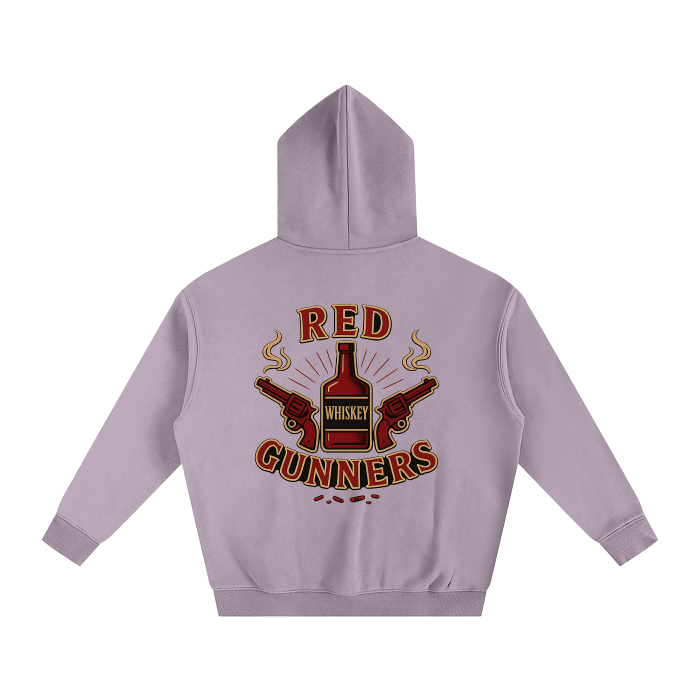 Red Whiskey Gunners Hoodie