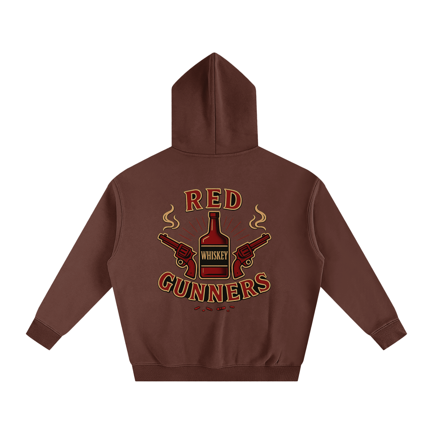 Red Whiskey Gunners Hoodie
