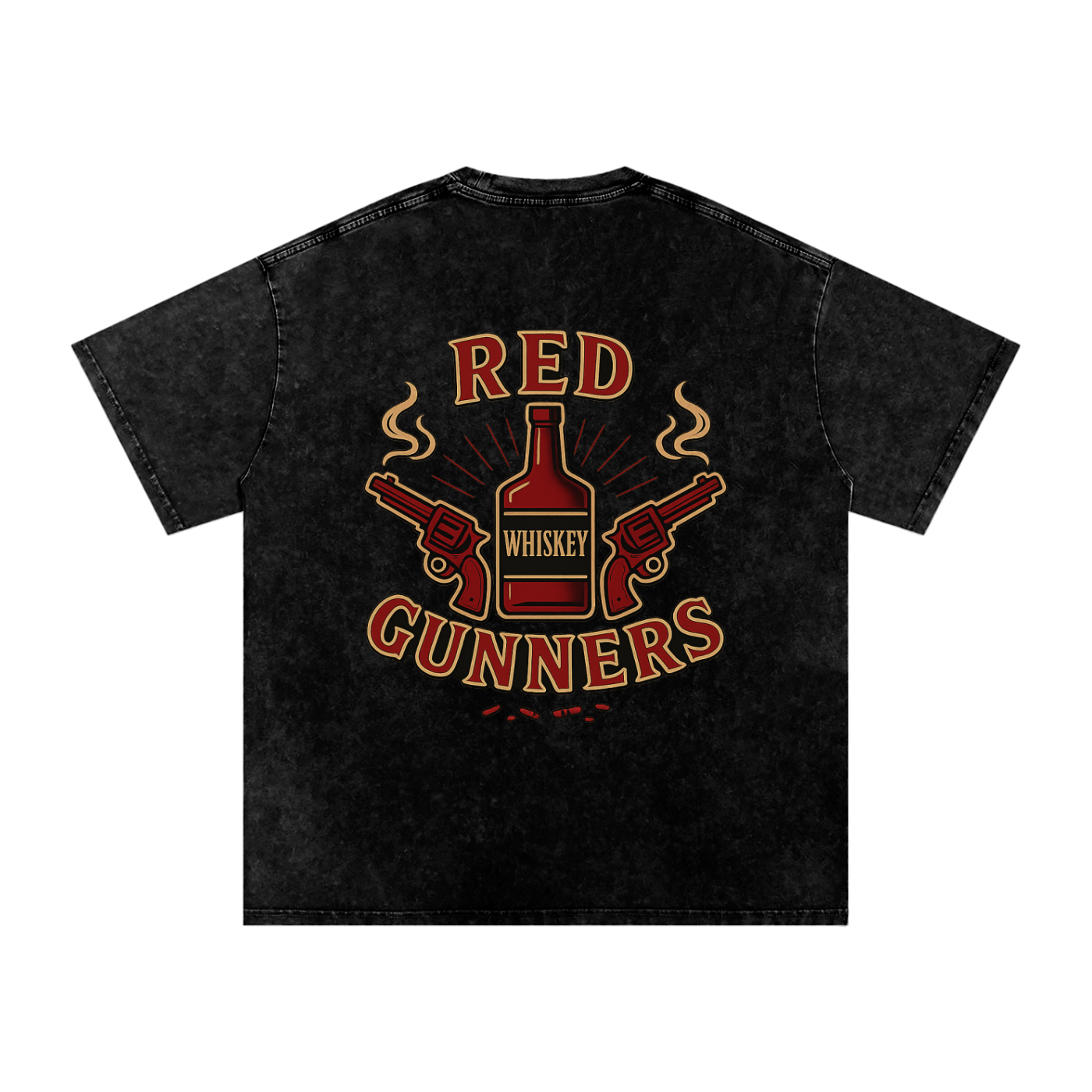Red Whiskey Gunners T-Shirt