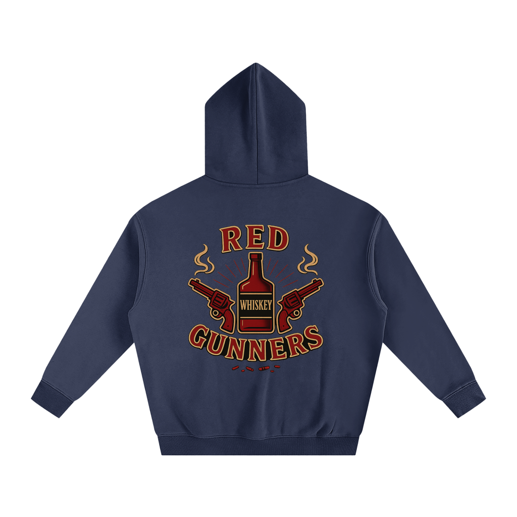 Red Whiskey Gunners Hoodie