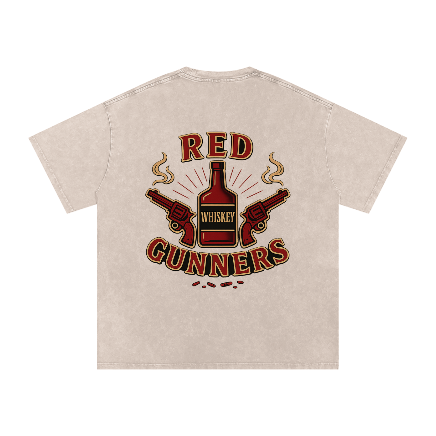 Red Whiskey Gunners T-Shirt